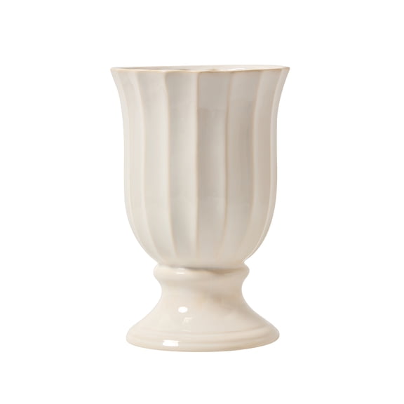 My Texas House 10" White Ceramic Planter Ceramic Vase