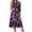 Navy, variant on BOMYJESK Womens Maxi Dress Patriotic American Flag Midi Dresses Independence Day Art Print 4th July 2026 Summer Dresses Casual Party Apparel Navy 3XL