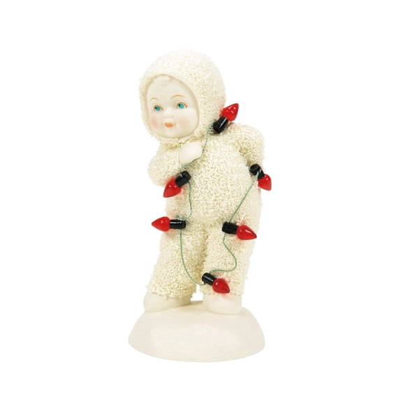 Department 56 Snowbabies Cloaked in Christmas Spirit Christmas Figurine 4.1in H