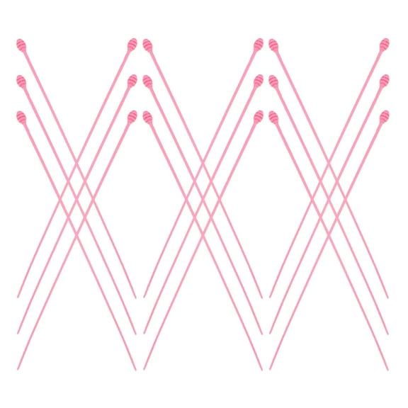 WEUVEB Pink Plastic Perming Pins Durable and Sturdy for Hair Curling 30Pcs