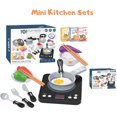 thumbnail image 1 of YOPTOP Simulation Induction Cooktop with Sound Effect Realistic Experience Cooking Scene Induction Cooker Mini Home Appliance Children Gift,Black, 1 of 6
