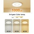 thumbnail image 4 of Extractor de baño Fitop 130CFM 47W con luz 3000K/4000K/5000K, 4 of 9
