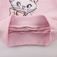 thumbnail image 5 of Toddler Girls Pink Crewneck Cat Print Sweatshirt Cute Fall Cotton Clothes 2T 203, 5 of 5