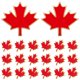 thumbnail image 1 of 20 piezas broches de hoja de arce Metal Art Breastpins ropa insignias decorativas Festival broche regalos, 1 of 6