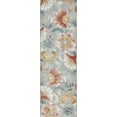 thumbnail image 3 of 2x8 Water Resistant, Indoor Outdoor Runner Rugs for Patios, Hallway, Entryway, Deck, Porch, Balcony or Kitchen | Outside Area Rug for Patio | Gray, Floral | Size: 2'2'' x 7'3'', 3 of 7