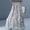 Gray, variant on Floral Mesh Mid Length Skirt Women's Double Layer Mesh Three Dimensional Flower Mid Length Skirt High Waisted Romantic Flowy Event Wear Mesh Skirt
