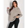 thumbnail image 2 of Sudadera Oversize para Mujer Talla Grande XL Trendy Queen, 2 of 6