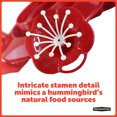 thumbnail image 4 of Pennington Large Plastic Red Hummingbird Bird Feeder, 64 oz. Capacity, 4 of 13