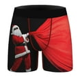 thumbnail image 4 of Christmas Underwear for Men Hilarious Gag Gifts Funny Novelty Holiday Boxer Briefs No Fly, 4 of 7