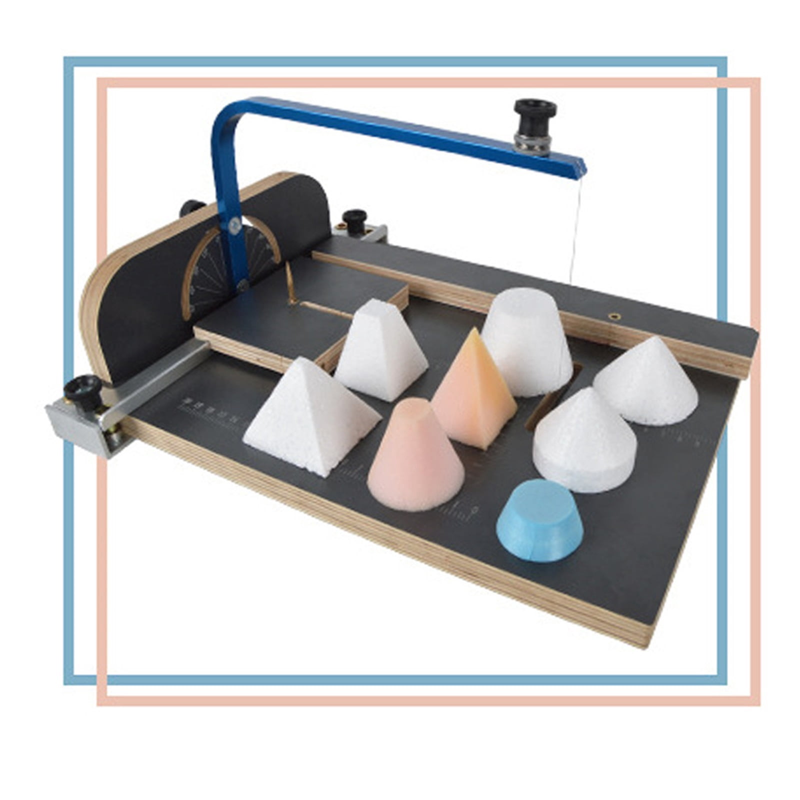 Electric Low Density Sponge Cutting Machine Light Household Foam Cutter 390x280mm Cutting Table