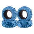 thumbnail image 1 of Neumáticos De Caucho De Grano 4 Uds. De neumáticos de coche de carretera, minineumáticos de goma duraderos para automóviles al aire libre (azul), 1 of 7