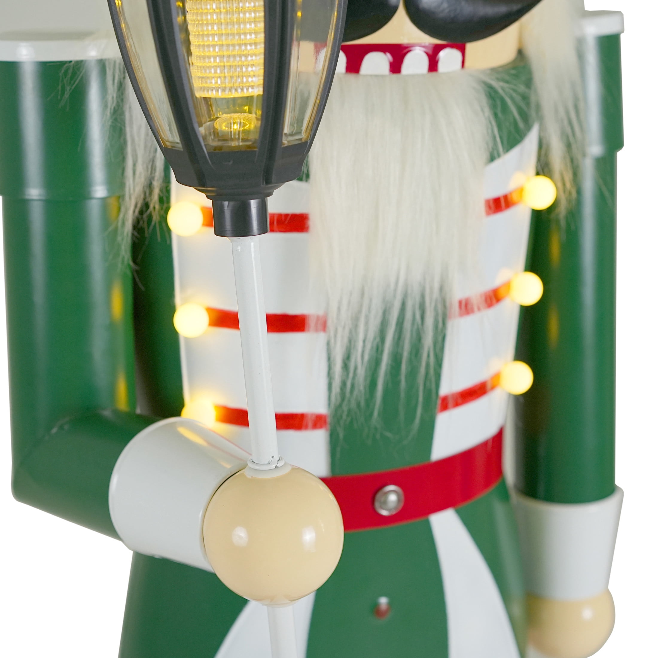 Christopher Knight Home 62" Classic Iron Nutcracker Holiday Decoration, Indoor Outdoor Festive Christmas Decor