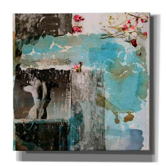 Epic Graffiti 'Beautiful Tonight' by DB Waterman, Canvas Wall Art, 18"x18"