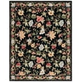 thumbnail image 3 of Safavieh Chelsea Gisselle Bordered Wool Area Rug, Black, 8' x 10', 3 of 13