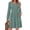 Grey Green, variant on Fantaslook Square Neck Long Sleeve Dresses for Women Casual Trendy Sweater Dress with Pockets