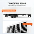 thumbnail image 6 of VEVOR 12,000 BTU Portable Air Conditioners, 3-in-1 Portable AC Unit with Remote Control, for 550-700 Sq.Ft, Cool/Dehumidifier/Fan Mode &Low Noise & Rich Accessories for Home/Office/Dorms, White, 6 of 9