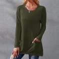 thumbnail image 1 of Camiseta Sexy de otoño para mujer, camiseta elástica, ropa de estilo de tendencia para mujer, camiseta ajustada, Tops informales de manga larga para mujer 2022, 1 of 5