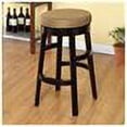 thumbnail image 3 of Halo Stool Black-Fabric:Brown Microfiber,Height:30 Inch, 3 of 3