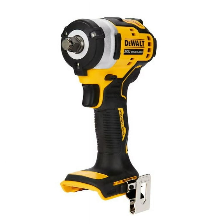 DEWALT 20 volt Max Variable Brushless 1 2 in square Drive Cordless Impact Wrench Battery Not Included and Charger Not Included Walmart