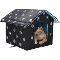 thumbnail image 1 of Cat Houses for Outdoor Cats Insulated Waterproof Warm Weatherproof Outdoor Houses for Feral Cats Dogs Stray Cat House with Individual Cushions, 1 of 5