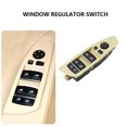 thumbnail image 3 of Riwesomey Interruptor de elevación, interruptores de botón antideslizantes, cubierta de Panel de ventana impermeable resistente al desgaste, paneles de Ventana automotriz Interruptor beige Riwesomey VI020491-01, 3 of 6