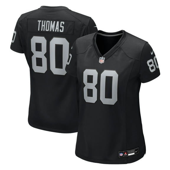 Women's Nike Ian Thomas Black Las Vegas Raiders Team Game Jersey