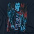 thumbnail image 2 of Justice League Movie Superman Women's T Shirt, Navy, Medium, 2 of 6