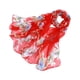 thumbnail image 1 of Qarigey Bufanda de tela con flores, accesorio de verano y transpirable para regalos elegantes y a la moda Accesorios de disfraces rojo, 1 of 6