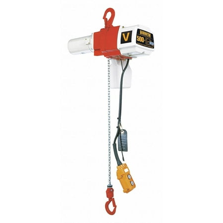 

Harrington Electric Chain Hoist 500 lb. 10 ft. Lift ED500V-10