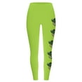 thumbnail image 4 of QATAINLAV St Patricks Day Leggings for Women High Waisted Tummy Control Workout Leggings Trendy Shamrock Leaves Print Irish Green Soft Yoga Pants Mint Green XXL Deals of The Day Lightning, 4 of 5
