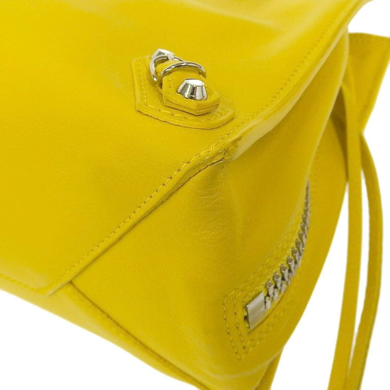 美品　バレンシアガ　2wayペーパーバッグ　イエロー PAPIER（BALENCIAGA） バレンシアガ BALENCIAGA ペーパー 2WAY