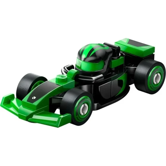 LEGO F1 Collectible Race Cars - Sauber F1 Team Race Car with Driver Helmet & Moving Wheels - Formula 1-71049
