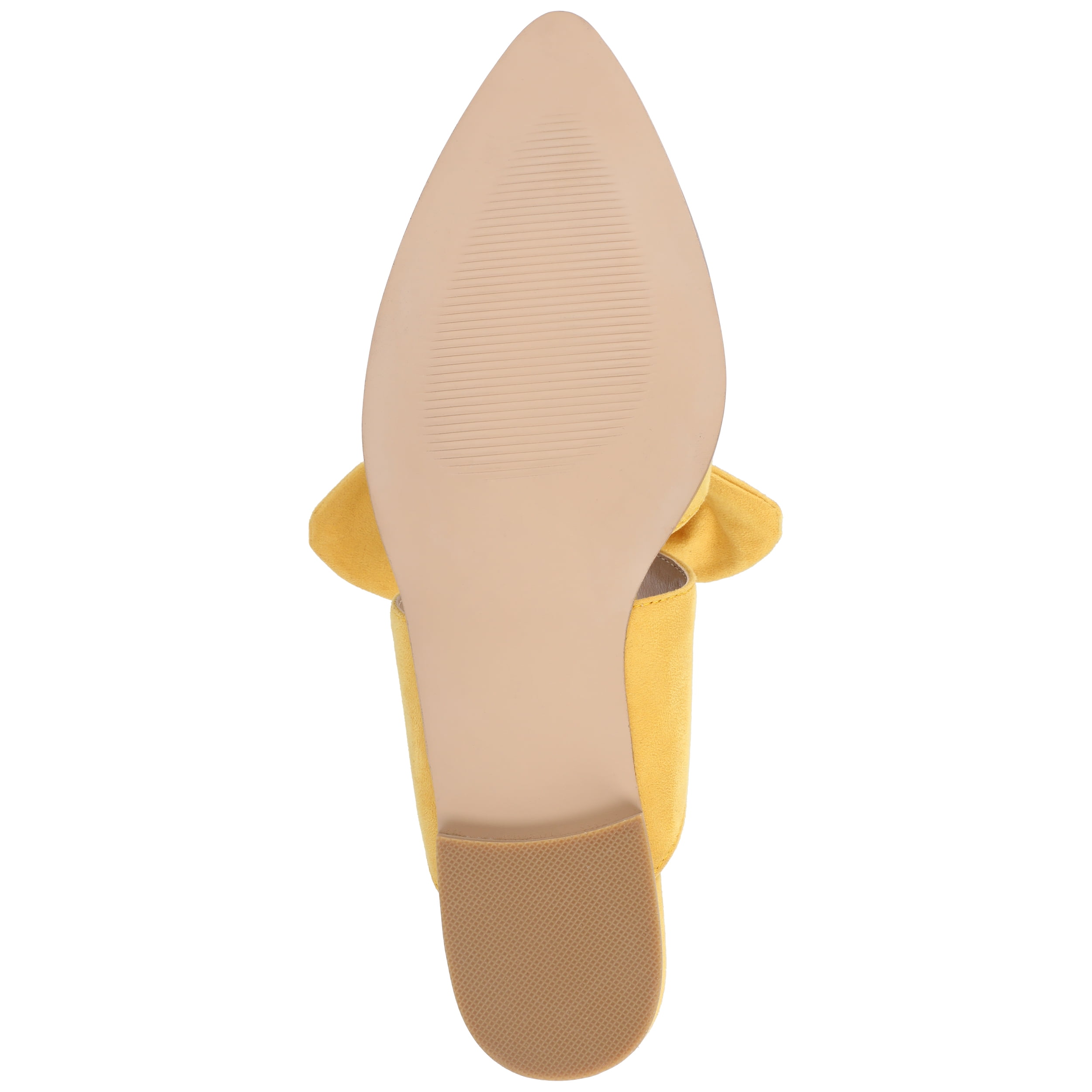 Journee Womens Telulah Slip On Pointed Toe Mules Flats