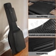 thumbnail image 3 of Funda para guitarra eléctrica Diboer de 39 pulgadas con almohada protectora para el cuello, 3 of 9