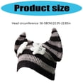 thumbnail image 5 of Women Horn Hat for Outdoor Sports Lovely Colorful Head Wrap Hat for, 5 of 10