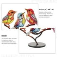 thumbnail image 3 of UPGRATOR Escultura De Pájaro Con Base En Metal Y Acrílico Para Del Hogar, 3 of 6