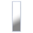 thumbnail image 1 of Mirrorize Full Body Length Wall Mount/Floor Mirror, 14" x 50", White, 1 of 2