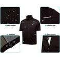 thumbnail image 5 of Little Donkey Andy Men's Lightweight Softshell Vests Short Sleeve Jackets for Golfing Hiking Running Size XXXL, 5 of 6