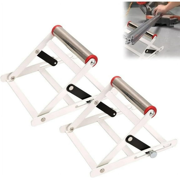 Xerdsx Table Saw Stand, Adjustable Cutting Machine Support Frame, Metal Cutting Machine Work Support Stand, Material Support Frame, Cutting Machine Attachment