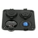 thumbnail image 3 of Panel de interruptores Cargador de coche USB Voltímetro de coche Monitor de voltaje de coche Interruptor de palanca Toma de corriente de coche Mgaxyff No, 3 of 5