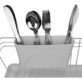 thumbnail image 4 of Home Basics Contempo 3 Piece Dish Rack, White, 4 of 7