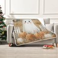 thumbnail image 7 of Yayeee Throw Blanket for Couch Soft Warm 50" x 60" Sofa Chair Bed Decoration, Cute Halloween Pumpkins, 7 of 7