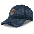 thumbnail image 5 of 1pc Summer Mesh Breathable Baseball Cap For Men Women, Classic Comfy Hat For Outdoor Sports Running, 5 of 5