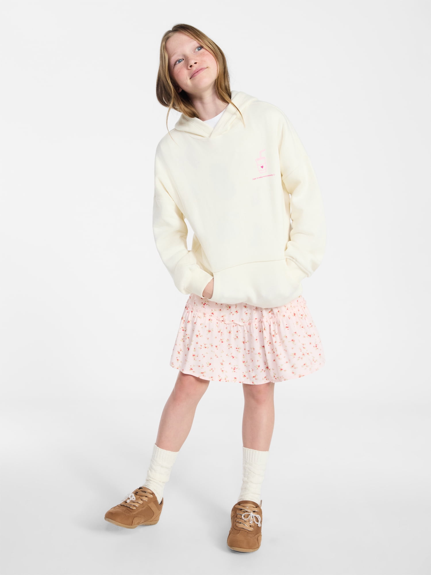 Weekend Academy Girls Tiered Skirt, Sizes 4-18
