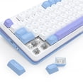 thumbnail image 6 of Redragon Three-mode 75% Gasket Mechanical Keyboard 81-Key – Customizable RGB, Multi-Function Knob, Dragon Yin Axis Hot-Swap Support, 6 of 8