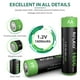 thumbnail image 2 of Batería solar AA recargable 1600mAh 1.2V Ni-MH para exteriores, 2 of 7