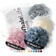 thumbnail image 1 of wonima11 Loofah Sponge Bath Sponge for Women Men 4 Pack (Pink Blue Yellow Gray), 1 of 1