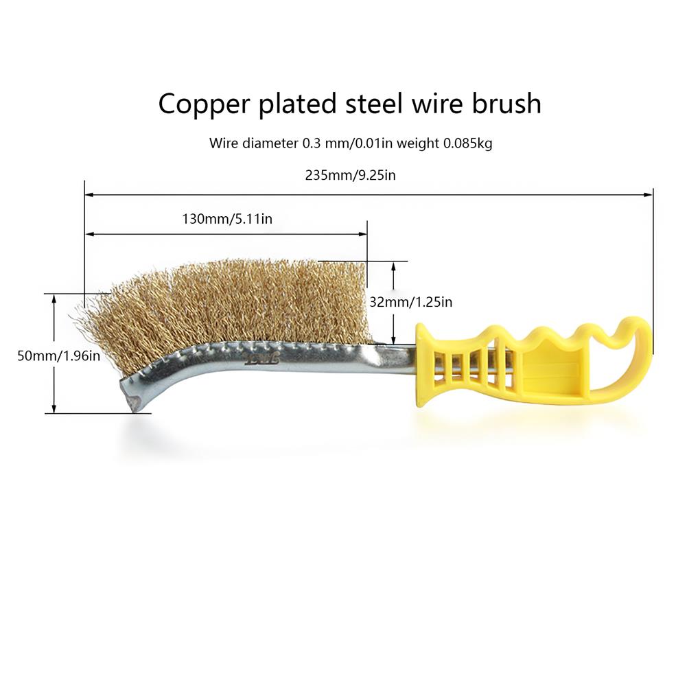 Wire Brushe Brass Plated Steel Wire Stainless Steel Wire Brush