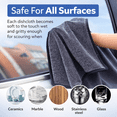 thumbnail image 3 of Microfiber Shower Cleaning Cloths, 3 Pack Super Absorbent Cleaning Towels for Bathroom, Glass, Windows, Car & Home Cleaning (11.8 x 15.7 in), 3 of 7