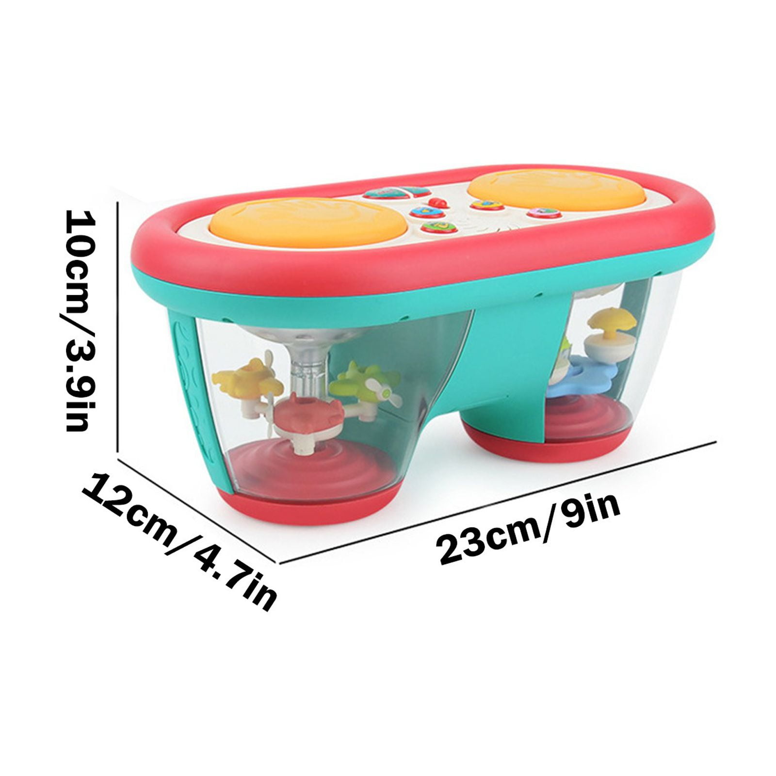 Children Hand Clapping Drum,Lighting Projection Musical Toy,Early Education Puzzle Instrument,Hand-Eye Coordination Training,Kids Interactive Fun Play,Music Sense Development,Safe Smooth Edge